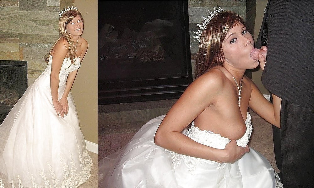 Sexy bridesmaid blowjob