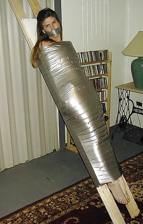 Femdom mummification bondage