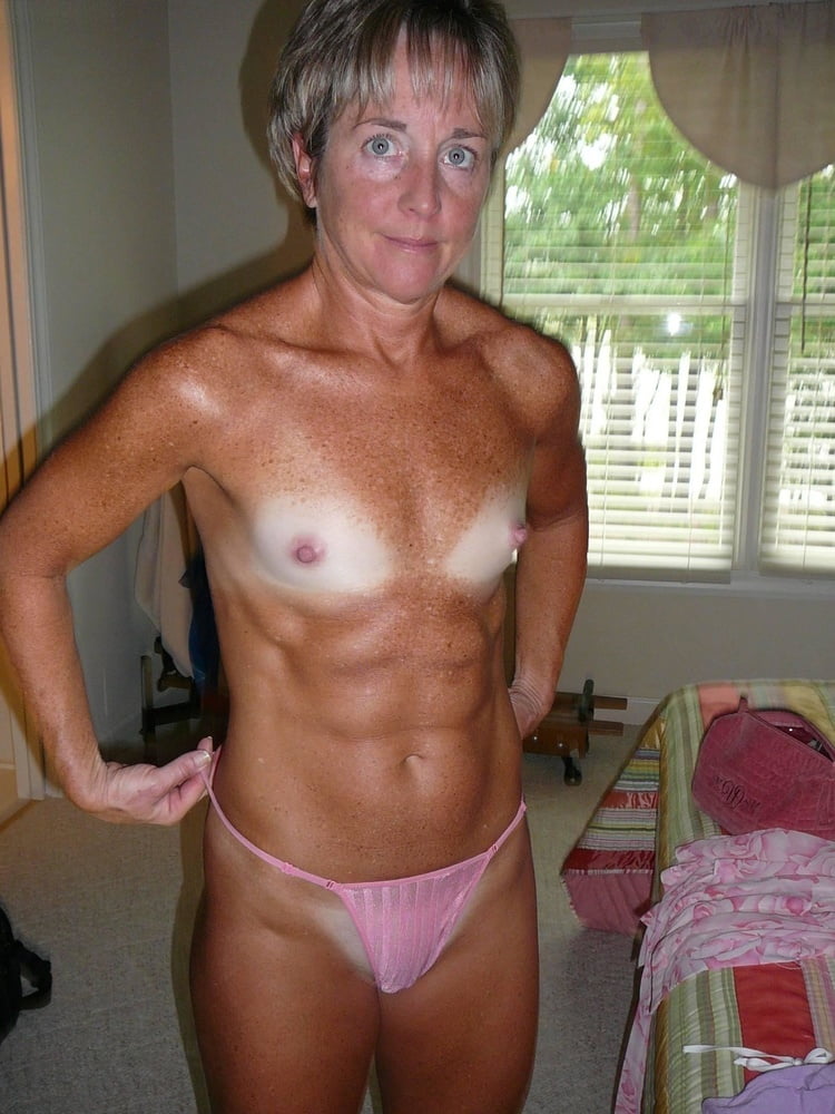 Tiny flatchested over 40 milf