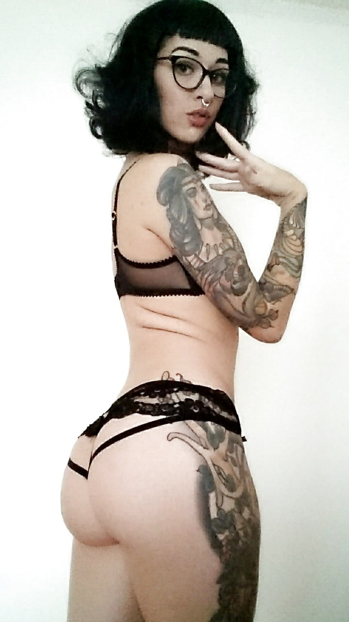 Gothic Tattooed Sex - Tattooed Goth Girl Glasses Strip Naked Nerdy Imgs 13377 | Hot Sex Picture