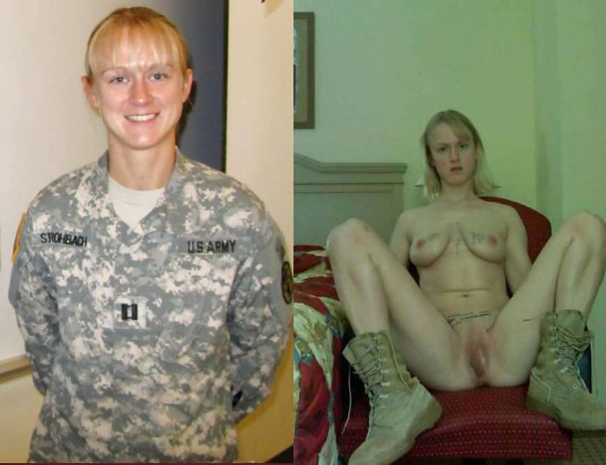 Military nude wife