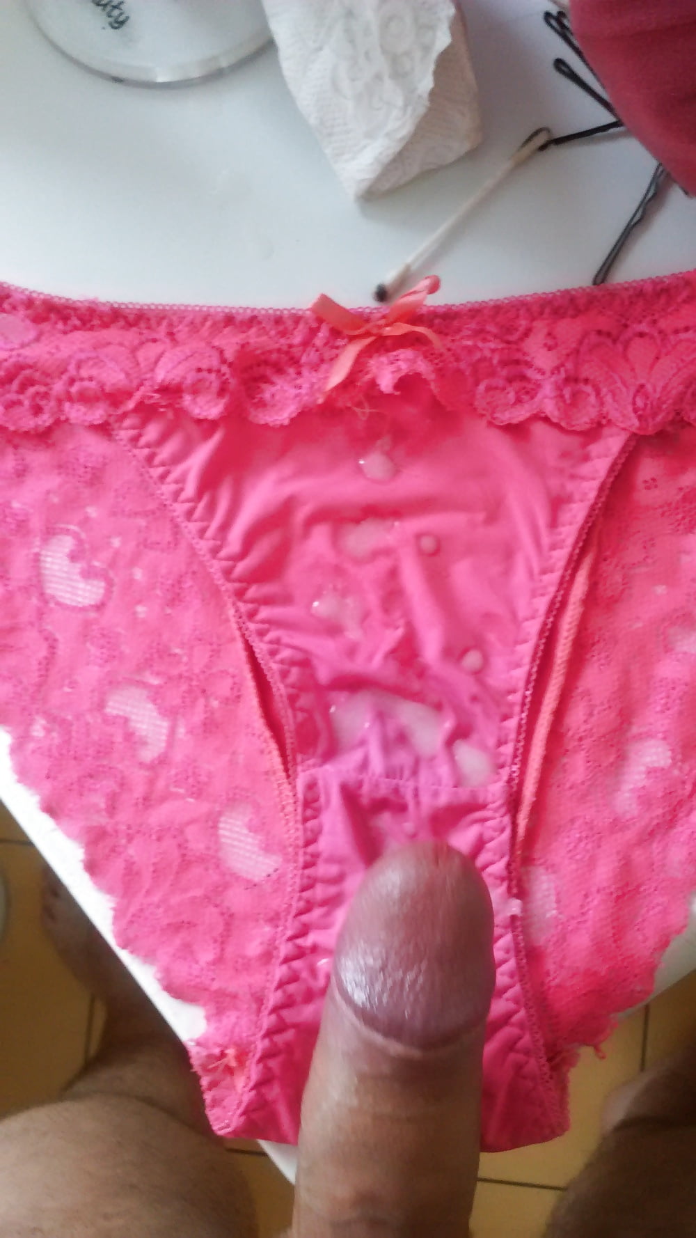 Cumming in daughters panties