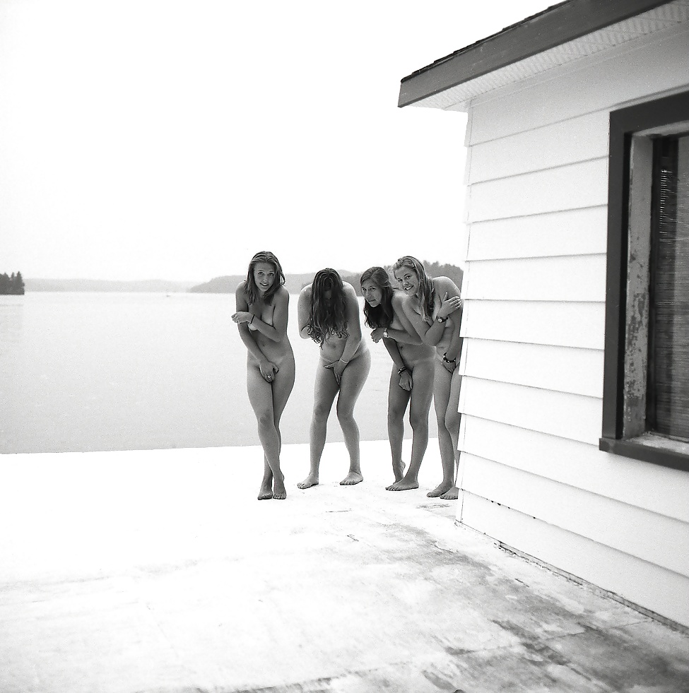Embarrassed and naked