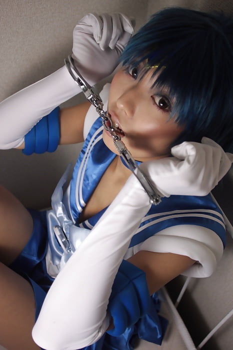 Porn Pics sexy sailor mercury cosplay
