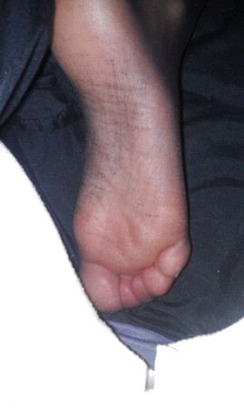 sheer black pantyhose feet