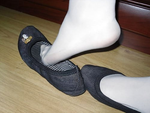 Porn Pics ballerina slipper flats..... my love