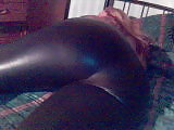 Porn Pics my wife in leather pants