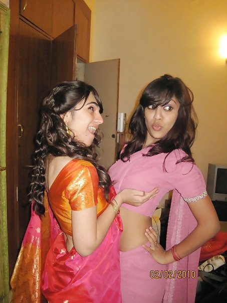 Porn Pics rare sweet girls in saree and bikini: Collected from net