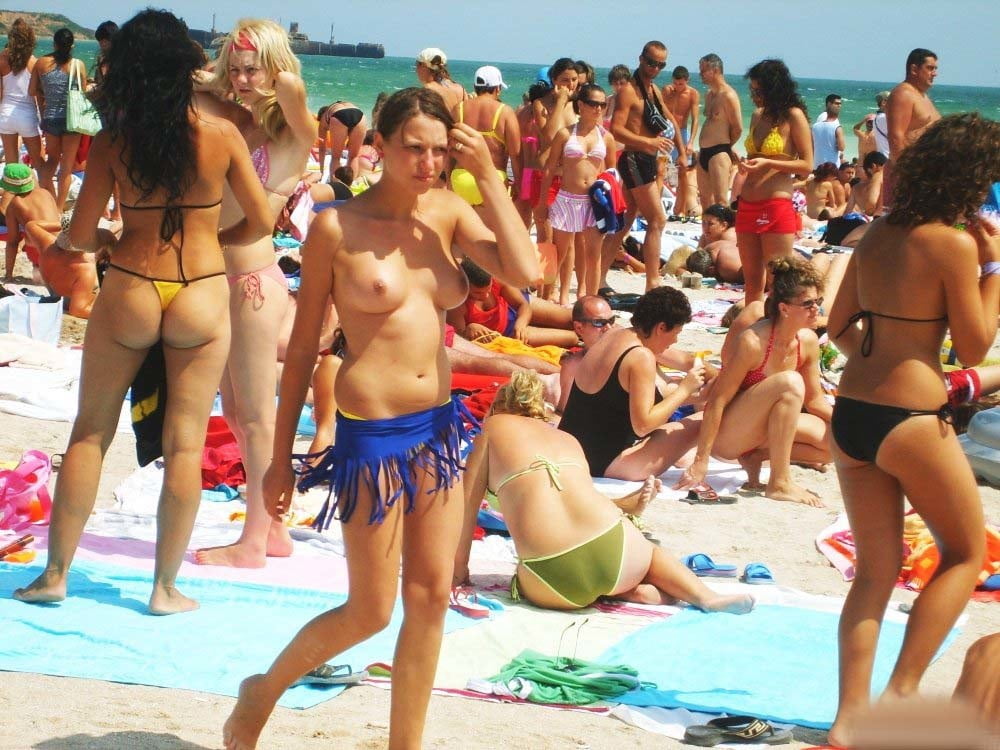 Babes on nude beach-3362