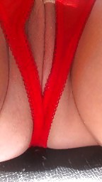 Porn Pics Showing my ass, pussy and small tits in lingerie