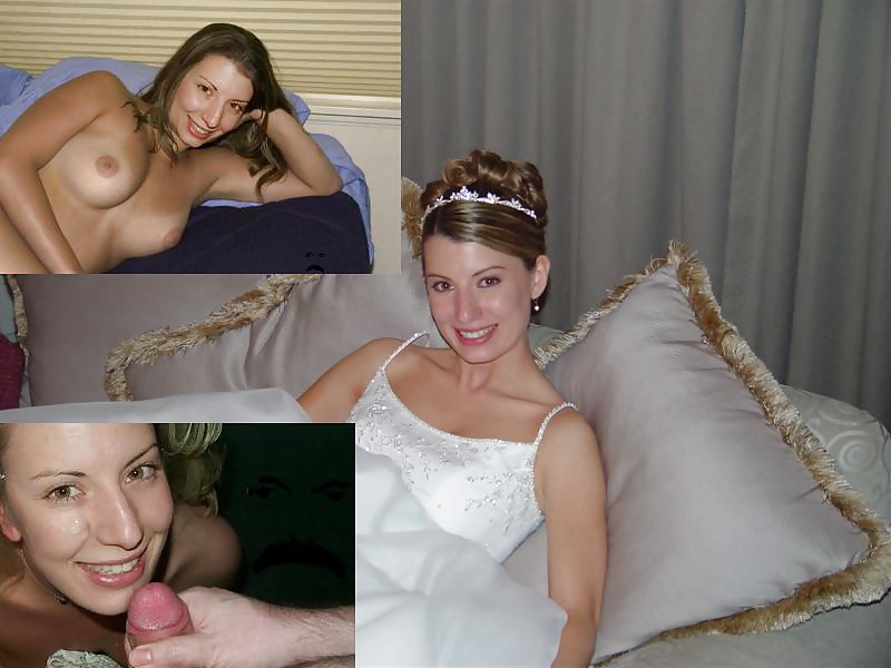 Porn Pics Real Amateur Brides Dressed Undressed 16