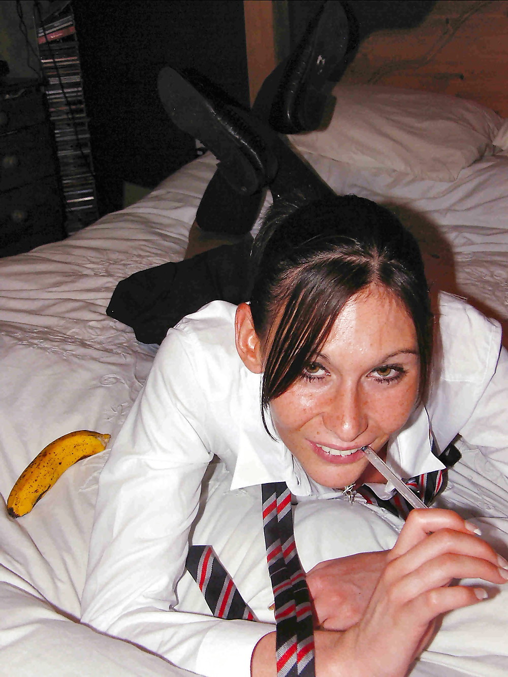 Porn Pics Hot teen with a tie