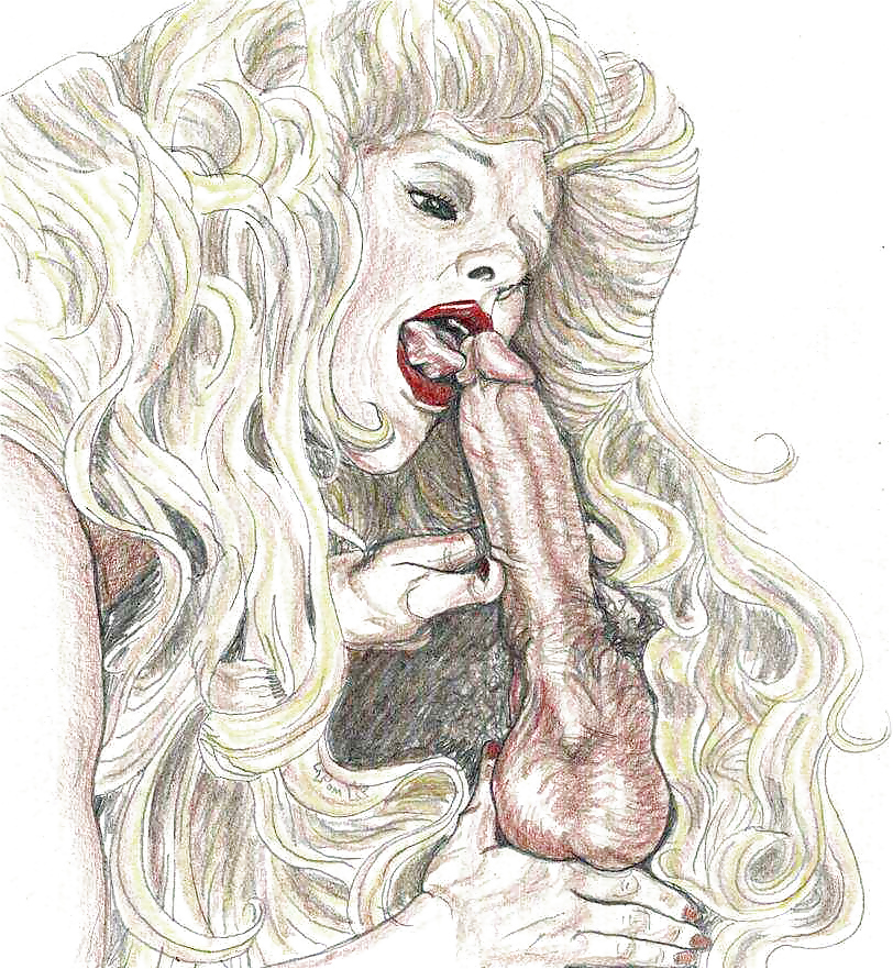 Dame Riesenschwanz Cartoon Blowjob