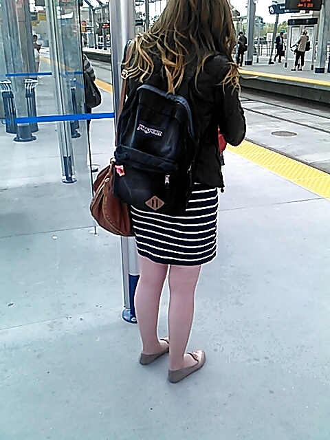 Porn Pics Voyeur - Another good day on transit