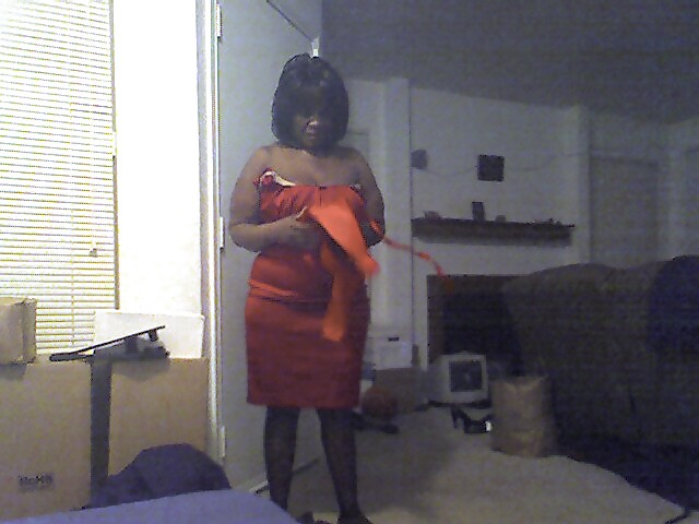 Porn Pics Ex- Looking lovely in Red