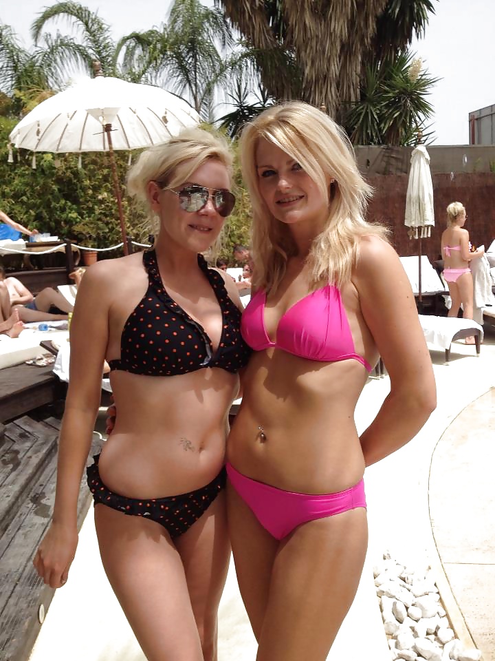Porn Pics bikini,, a group of sluts on holiday.