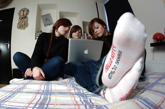 Porn Pics Girls in socks turn me on.