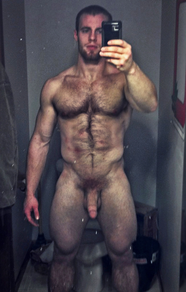 Naked Man Ass Selfie.