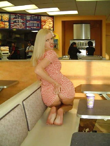 Fast Food And Public Pussy Flashing 33 Pics