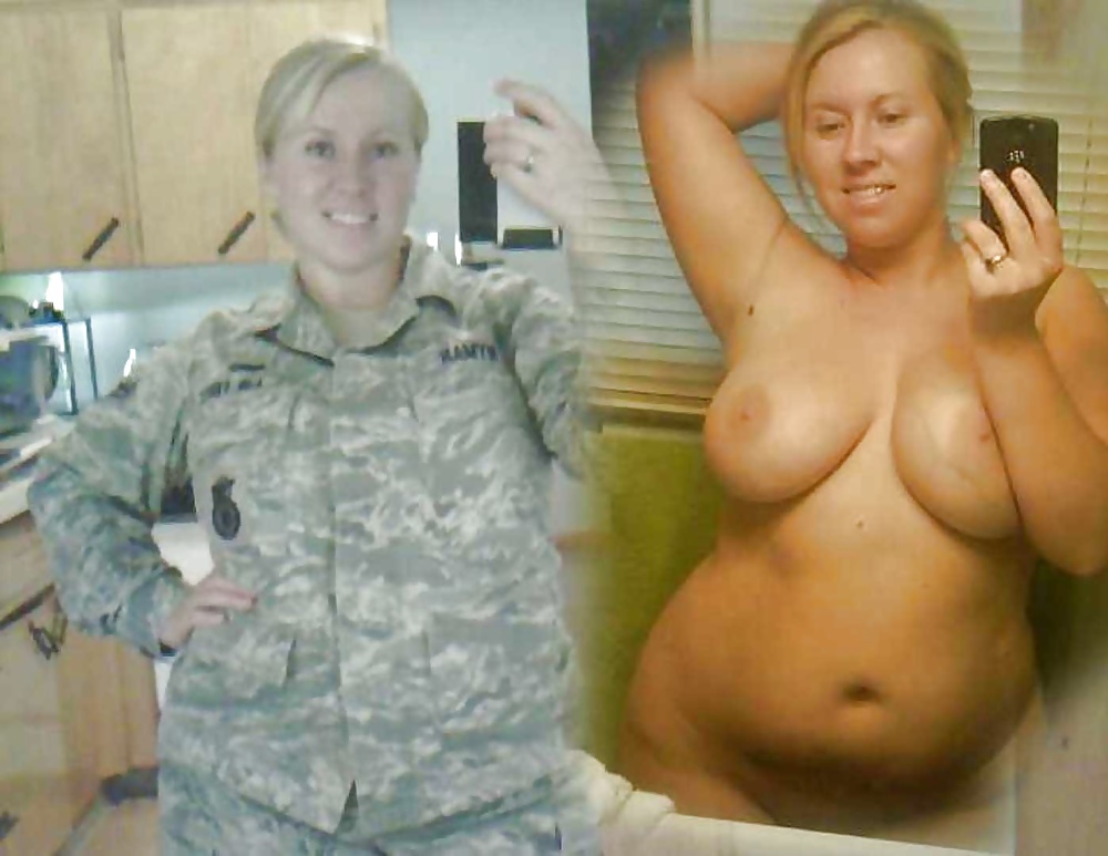 Porn Pics With And Without Clothes, Military Edition