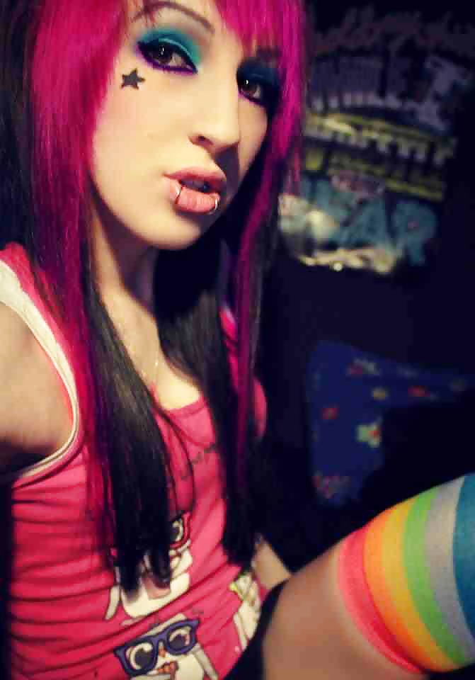 Porn Pics sexy little emo chick