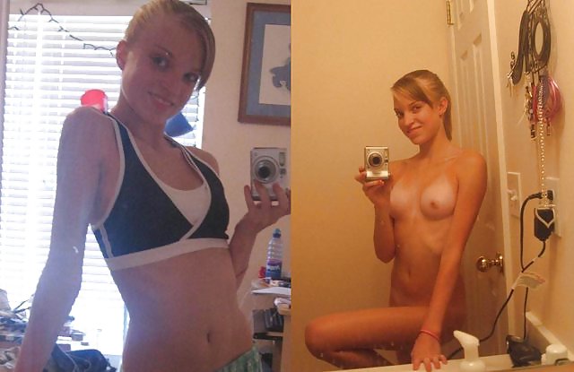 Porn Pics Teens Before and After dressed undressed