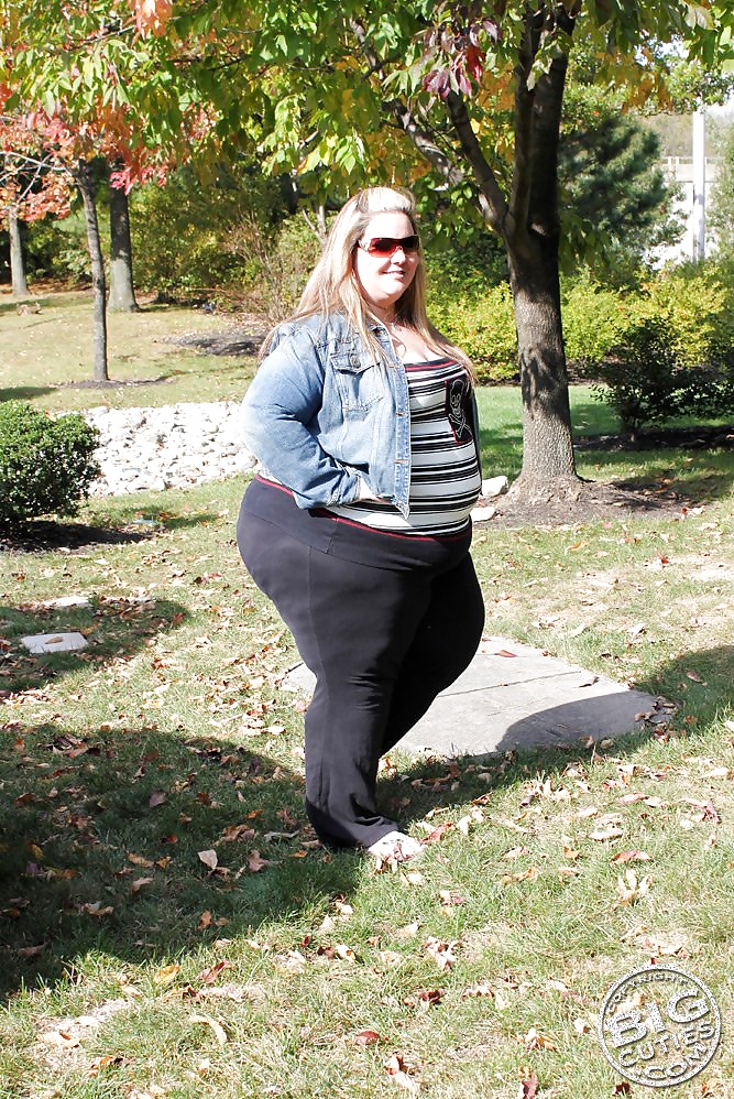 Porn Pics SSBBW clothed & public 2