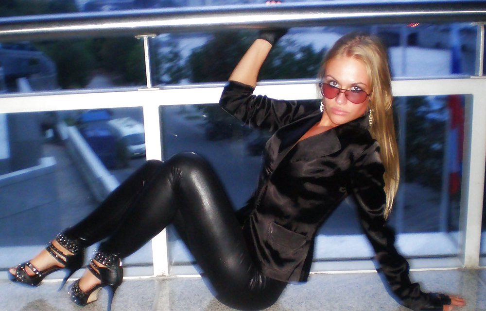 Porn Pics Russian girls in sexy leather