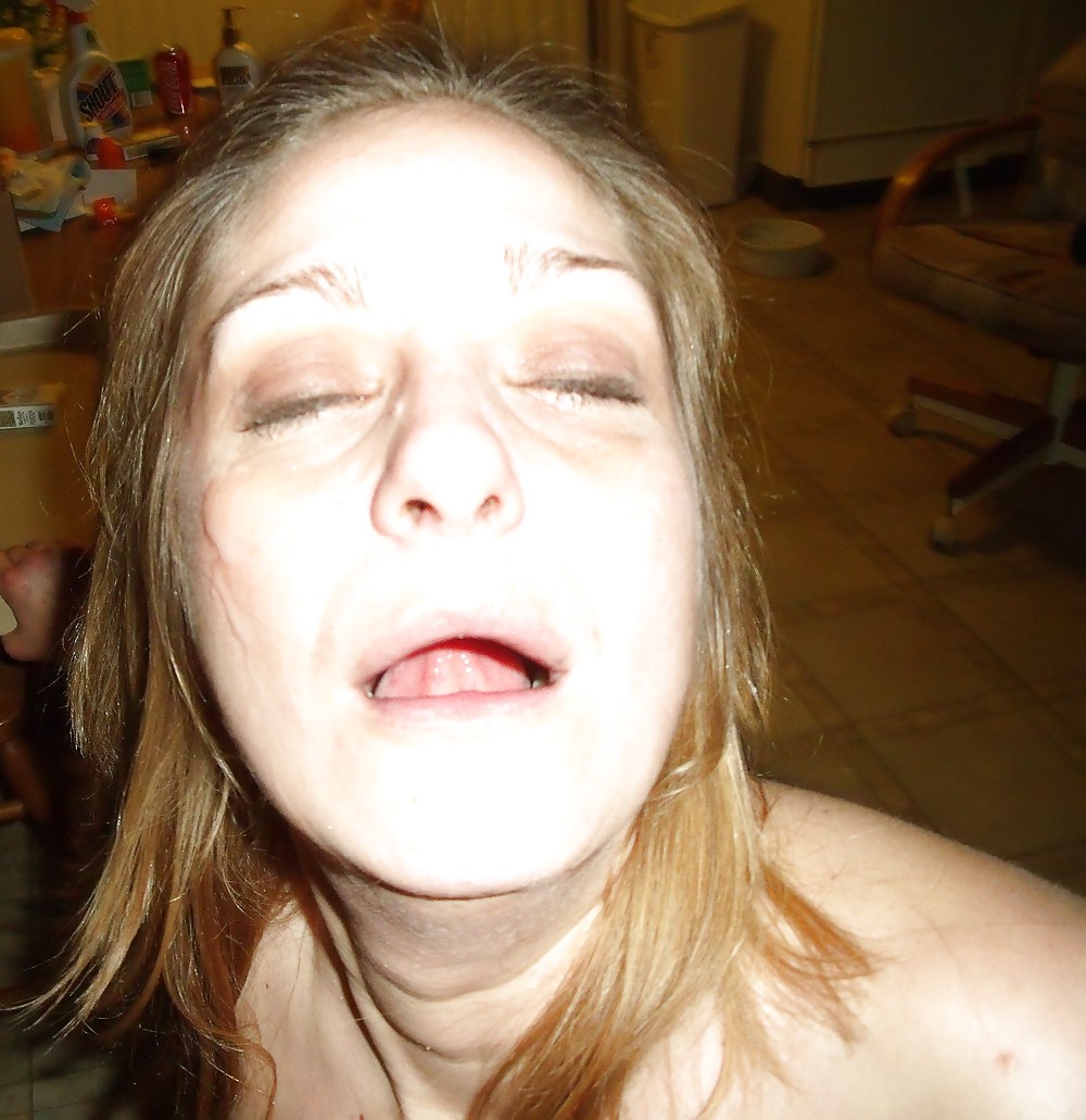 Porn Pics I love seeing cum on my wifes face.