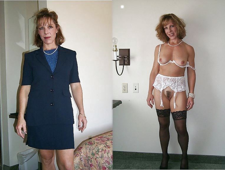 Porn Pics milf and mature dressed and undressed 5