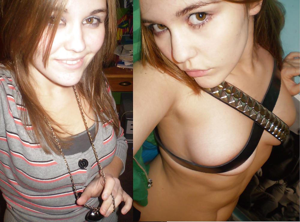 Porn Pics Dressed-Undressed Girls