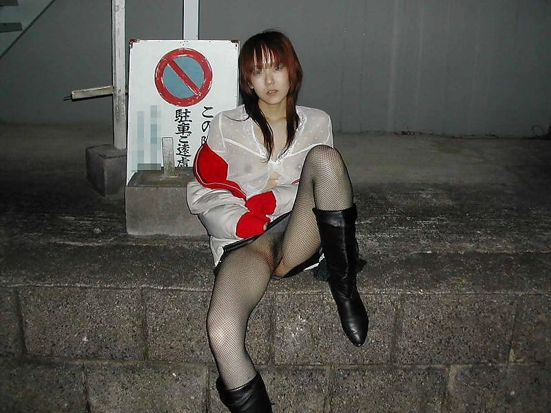 Porn Pics Japanese amateur outdoor 117