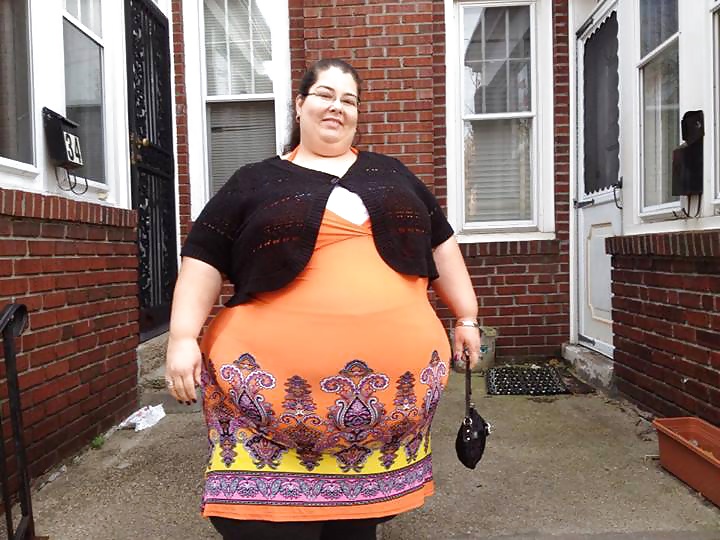 Porn Pics SSBBW clothed & public 2