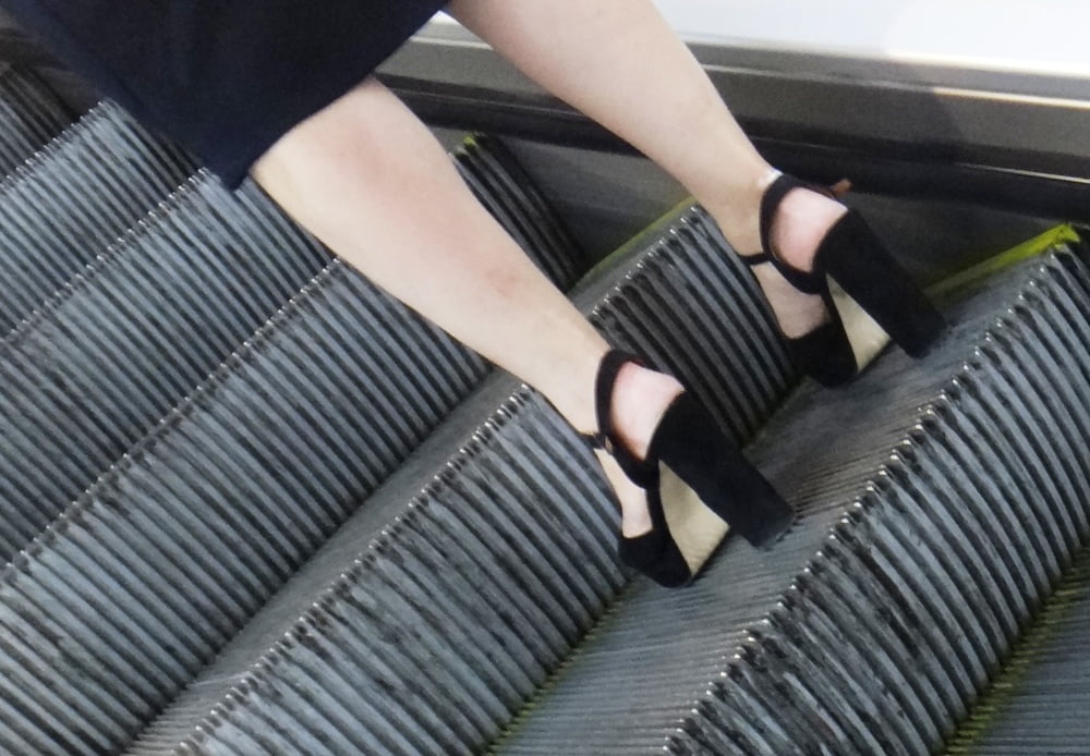 Candid mature in high heels photo #324419076
