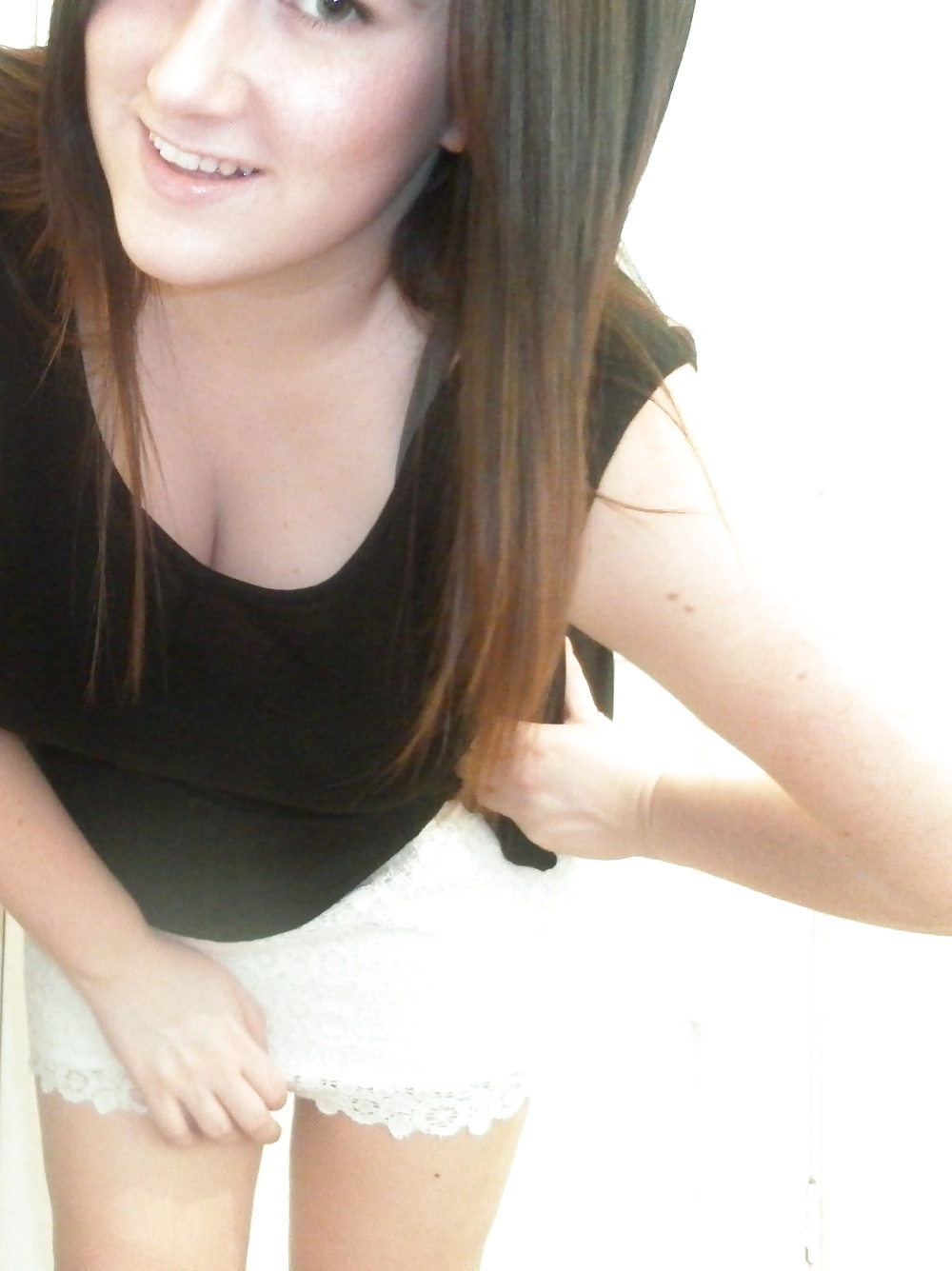 Porn Pics Big boobs chubby brunette - Morena tetazas