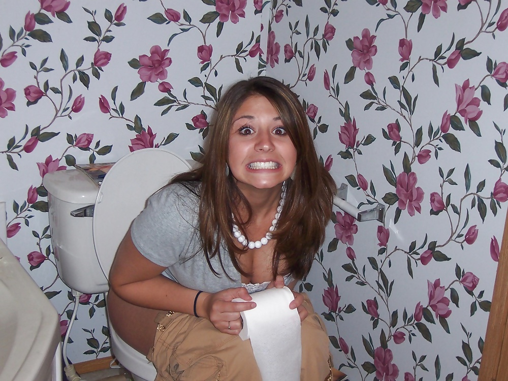 Porn Pics Meanwhile, in the bathroom....