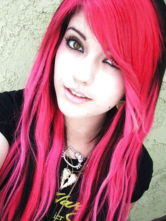 Porn Pics Dyed Hair Girls