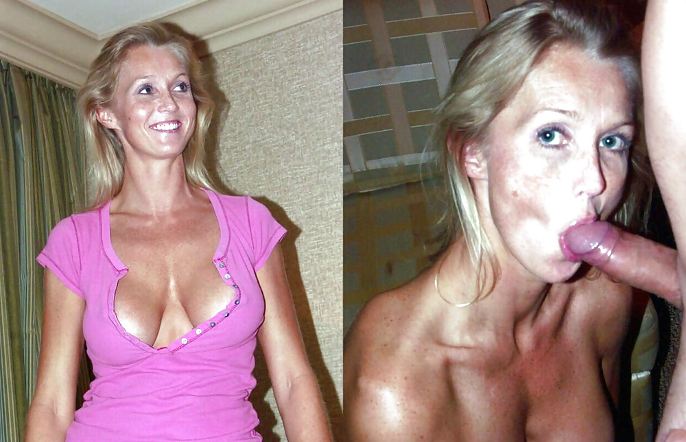 Porn Pics Your girlfriend before-after, dressed-undressed