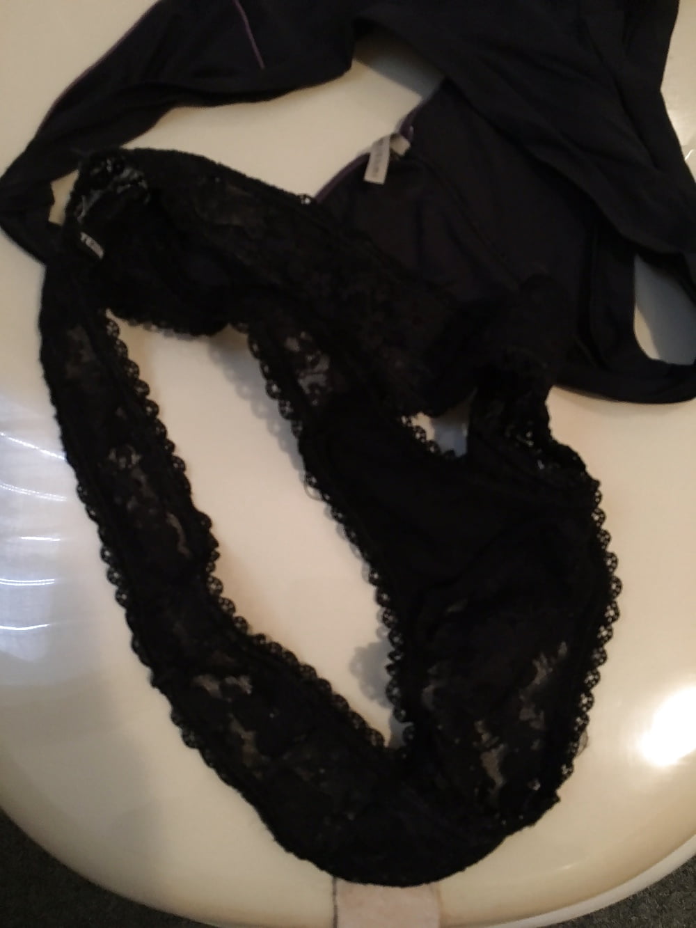 Porn Pics Girlfriend thong panties