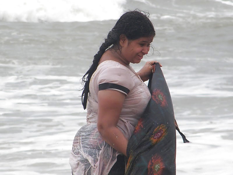 Porn Pics BBW indian with big boobs at River Ganga