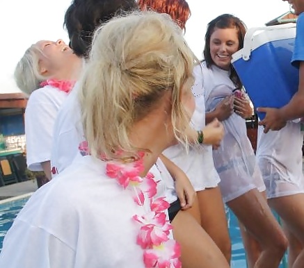 Porn Pics Danish teens-201-202-suck on banana wet t-shirts bra