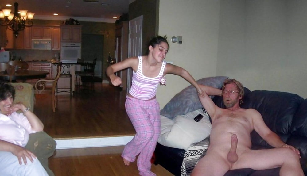 Porn Pics Old pervert VS Young sluts