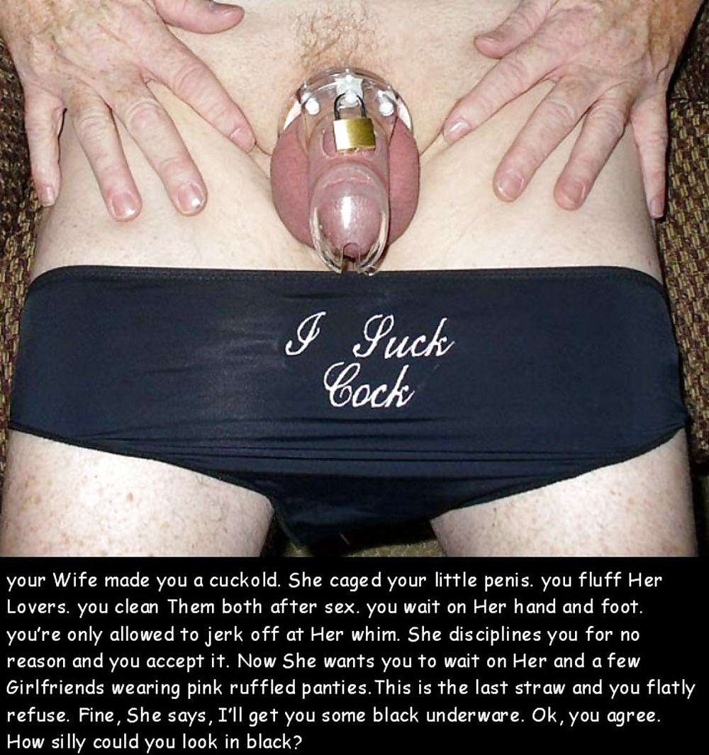 Porn Pics Cuckold Hubby Sissyfaggot Chastity
