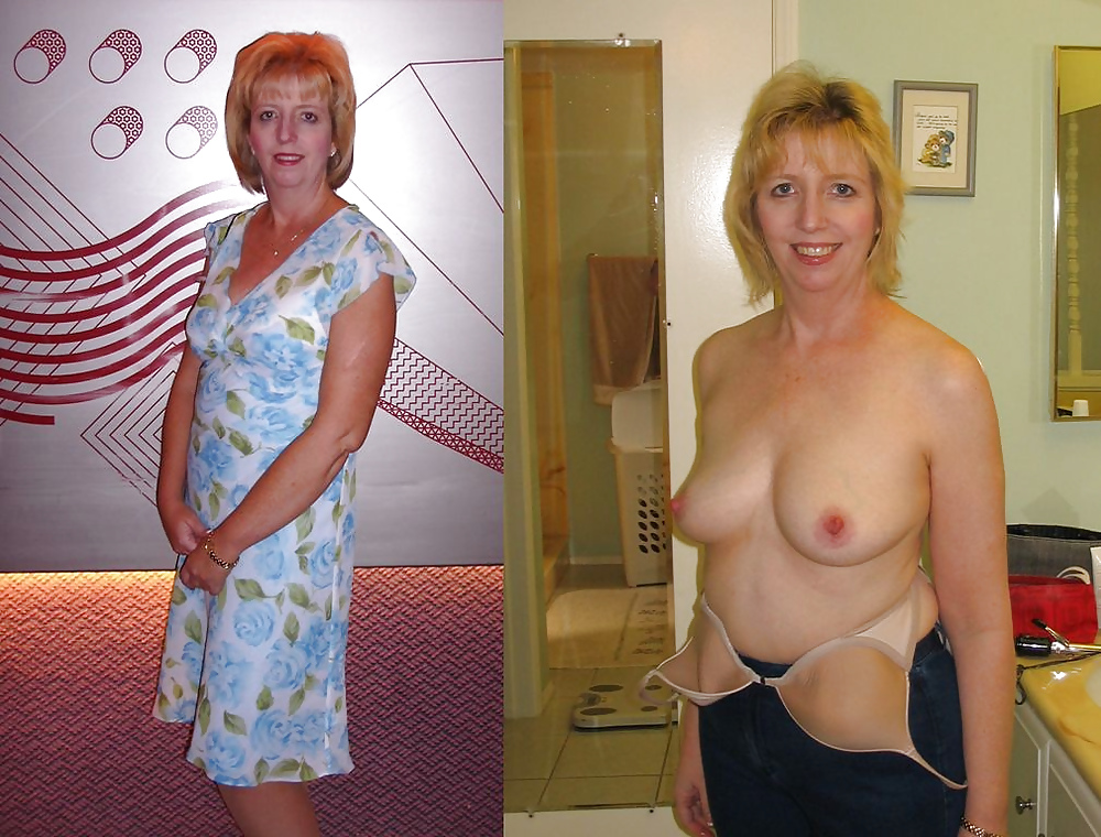 Porn Pics milf and mature dressed and undressed