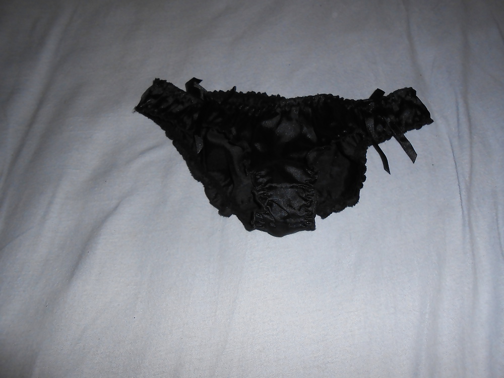 Porn Pics satin panties