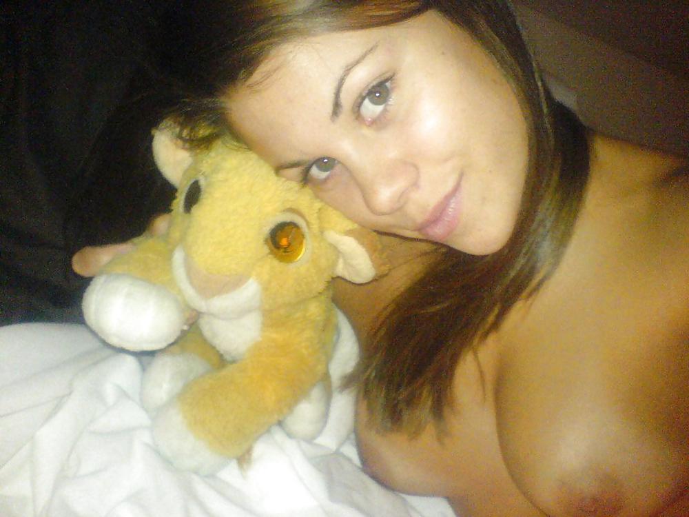 Porn Pics Brunette is fingering herself