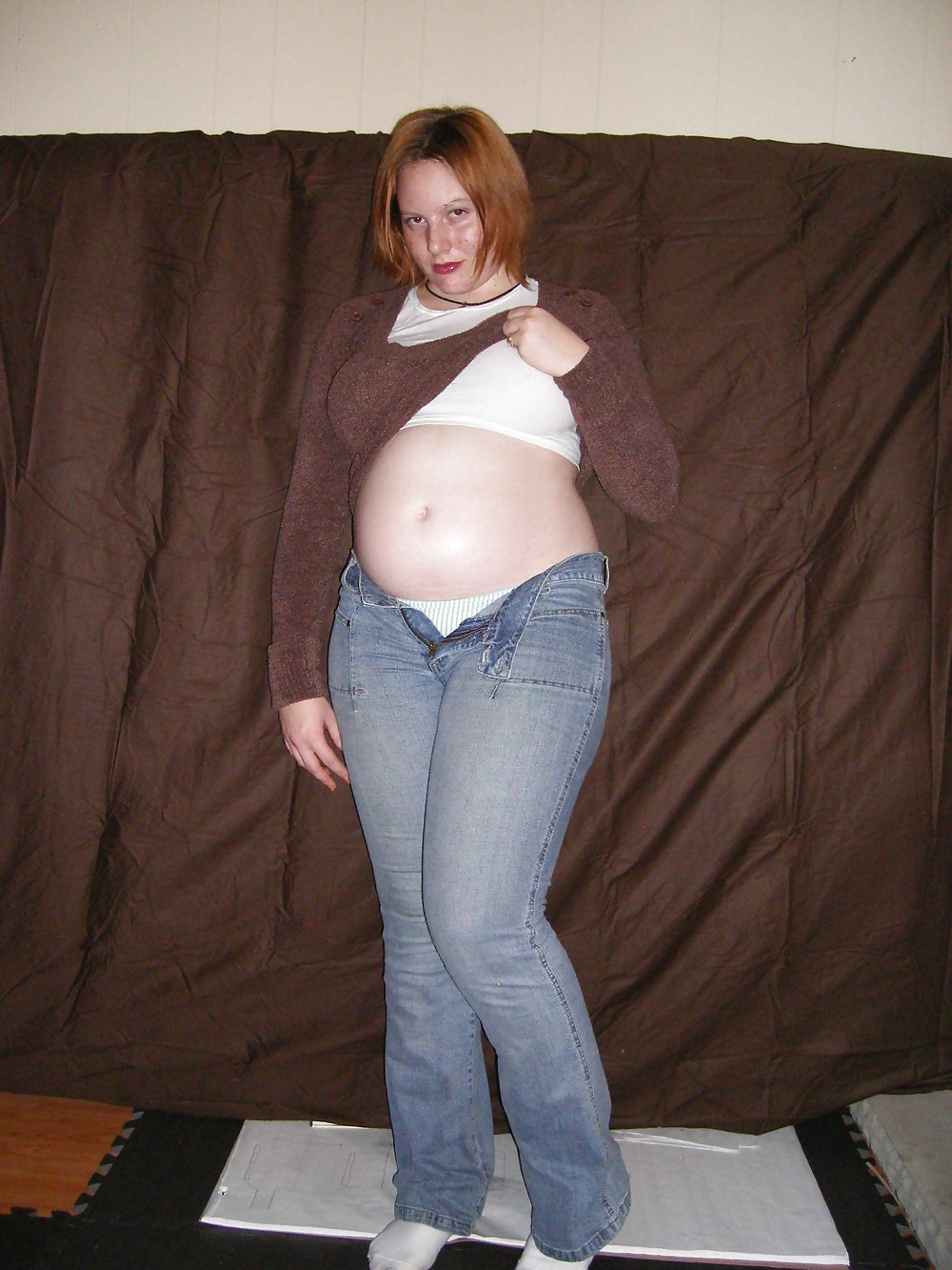 Porn Pics CHUBBY PREGNANT MODELLING