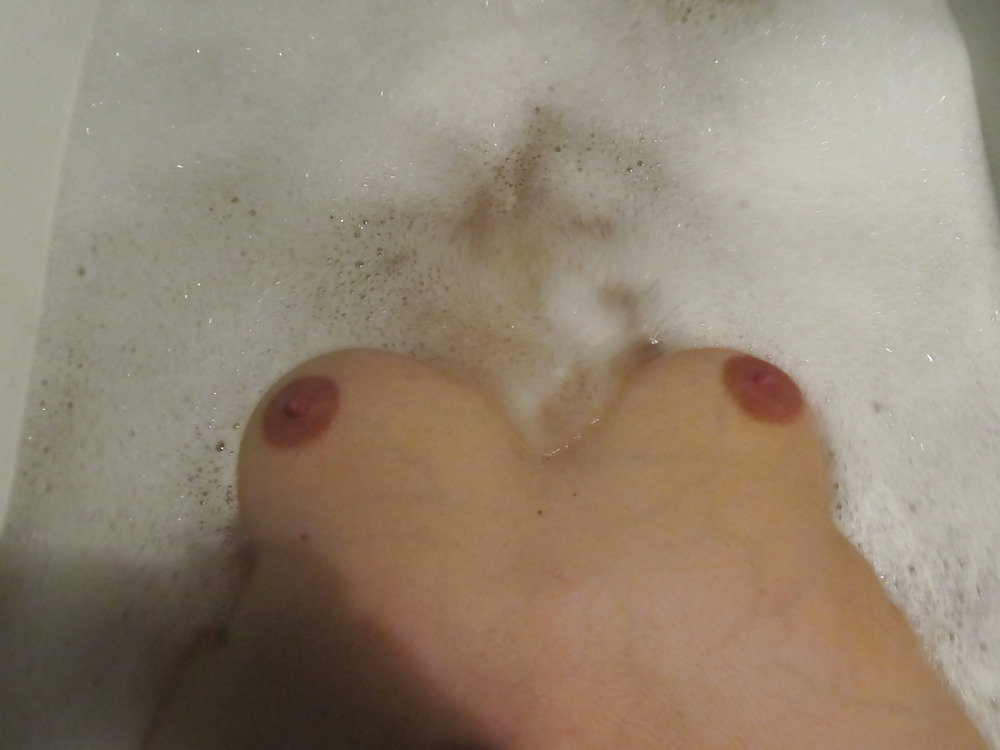Porn Pics my tits in the bath