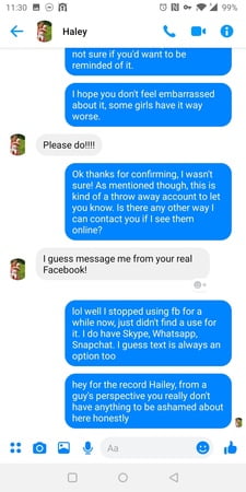 haley stedeford is always exposed         