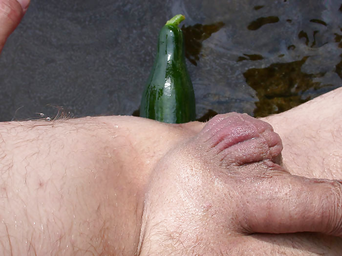 Porn Pics Outdoor cucumber